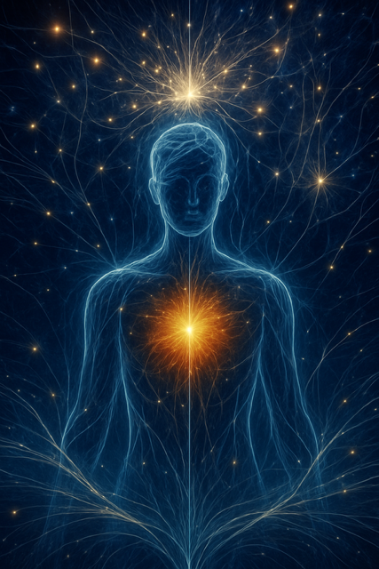 Ein Bach fließt durch ein bewaldetes Gebiet, umgeben von hohen Bäumen und üppigem Grün.